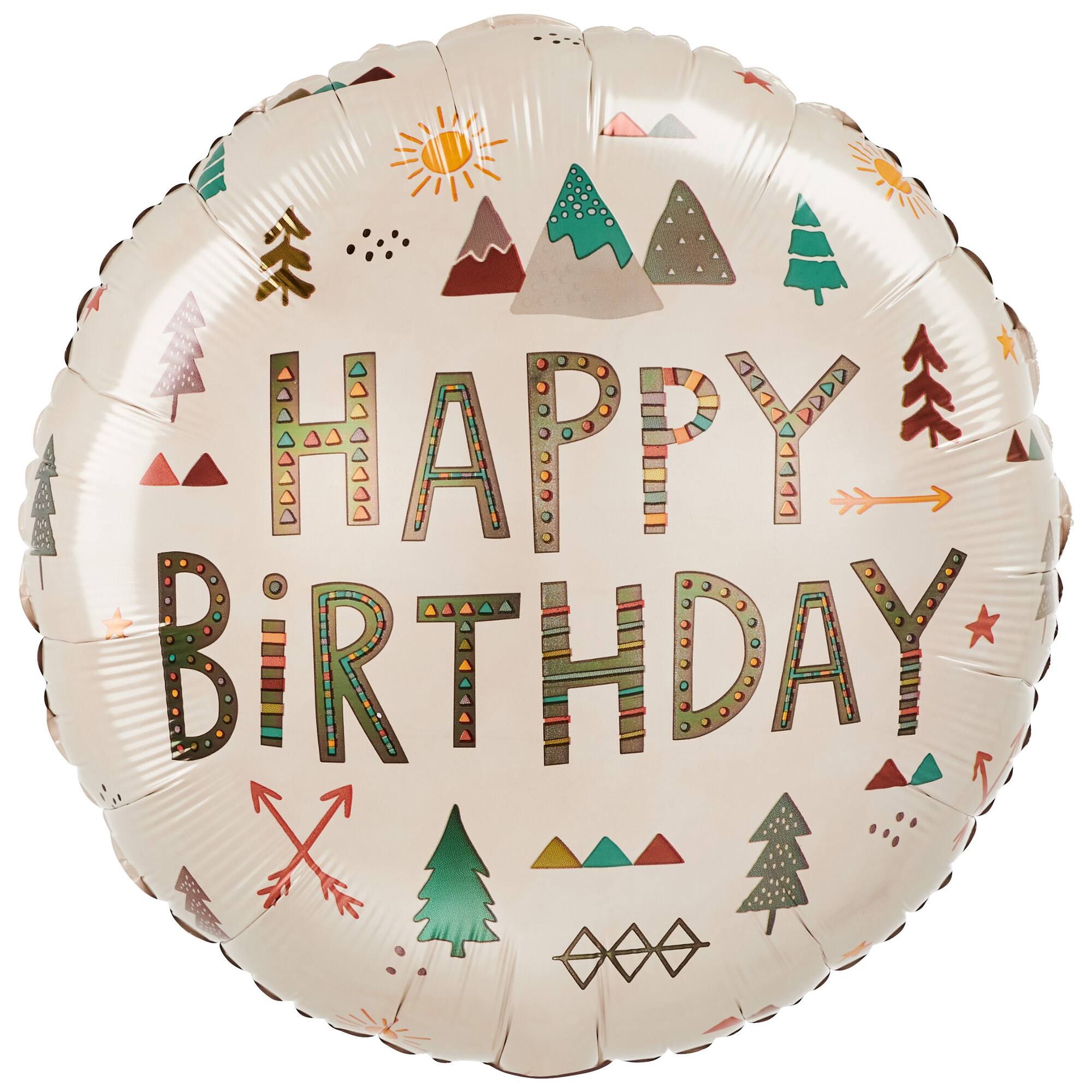 17" Wilderness Birthday Foil Balloon